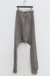 Marc le bihan deep crotch trousers 1440 gray